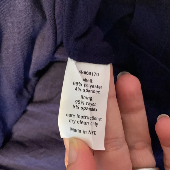 HUTCH anthropologie size 0X blue purple coral textured dot sleeveless shift - Picture 9 of 9